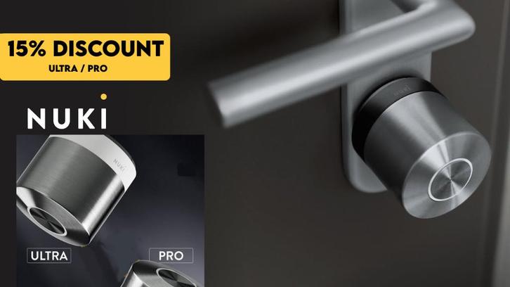 Nuki Ultra et Nuki Pro - code de réduction -15 %, Tickets & Billets, Réductions & Chèques cadeaux, Une personne, Autres types