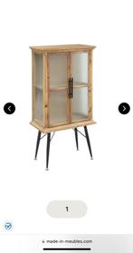 Petite Vitrine en Bois/Verre/Métal Neuve, Maison & Meubles, Armoires | Vitrines, Neuf, 25 à 50 cm, Avec porte(s), Verre