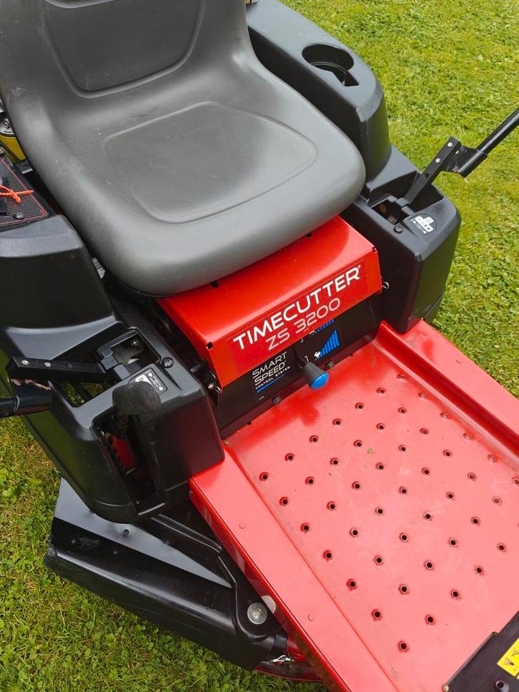 Toro timecutter zs3200 zitmaaier, Jardin & Terrasse, Tondeuses autoportées, Utilisé, Moins de 90 cm, Démarrage électrique, Fonction de mulching