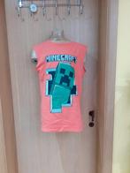 13/14 jaar oud Minecraft koraalrood mouwloos t-shirt, Kinderen en Baby's, Kinderkleding | Maat 158, Gebruikt, Ophalen of Verzenden