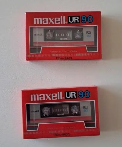 Maxell UR90 twee blanco cassettes sealed ongeopend, 2 t/m 25 bandjes, Overige genres, Ophalen of Verzenden, Nieuw in verpakking