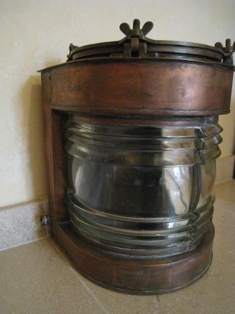 Gecombineerd stuurboord/bakboord licht, in zeer goede staat, Collections, Marine, Enlèvement