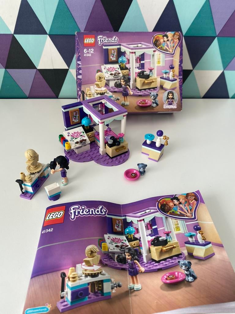 41342 La chambre luxueuse d'Emma, Enfants & Bébés, Jouets | Duplo & Lego, Comme neuf, Lego, Complet, Accessoires inclus, Boîte incluse