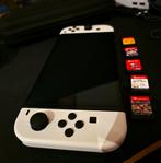 Nintendo Switch White OLED + 5 Mario Games (nieuwe staat), Games en Spelcomputers, Games | Nintendo Switch, Ophalen