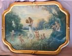 Oude kader met prent, Antiek en Kunst, Curiosa en Brocante, Ophalen