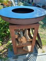 Plancha/bbq/vuurkorf, Tuin en Terras, Houtskoolbarbecues, Ophalen, Zo goed als nieuw