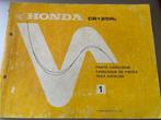Honda CR 125 RE 1984 Catalogue de pièces, Ophalen of Verzenden, Gebruikt
