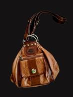 Vintage leren tas van Valentino, Handtassen en Accessoires, Overige merken, Gebruikt, Bruin, Ophalen of Verzenden