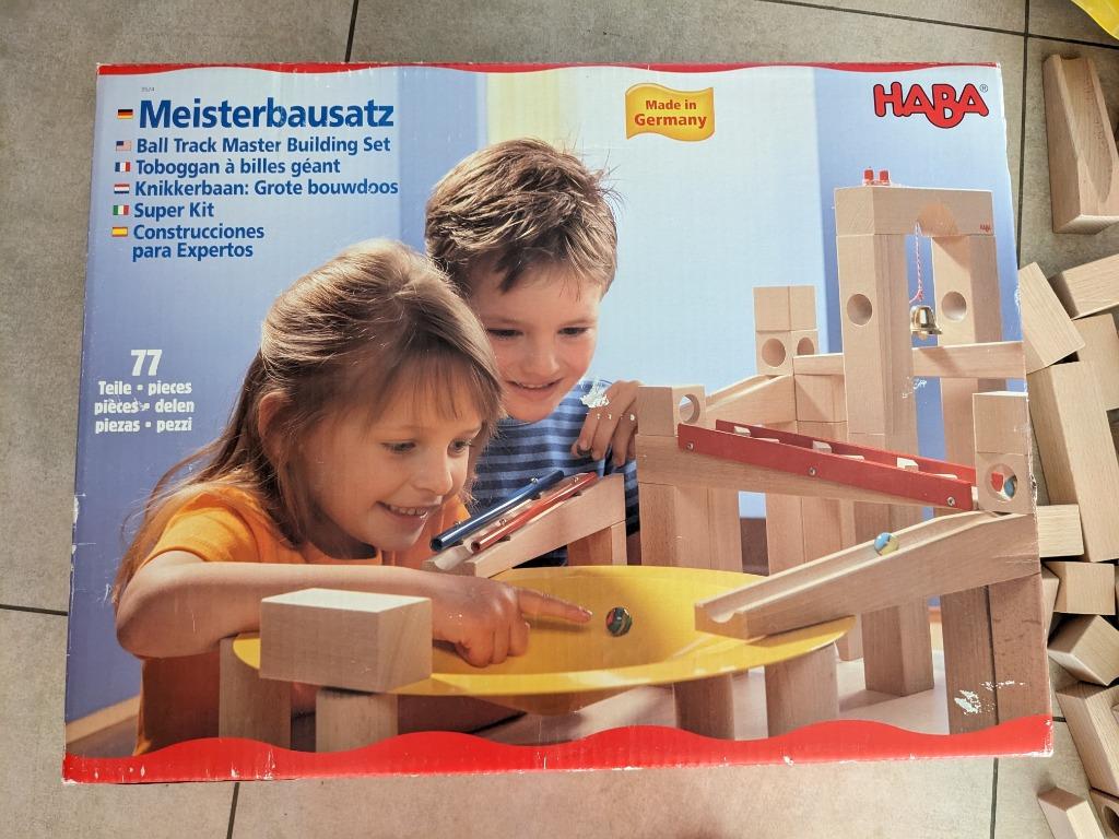 Haba houten knikkerbaan, Kinderen en Baby's, Speelgoed | Houten speelgoed, Gebruikt, Overige typen, Ophalen