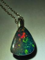 Pendentif en argent massif avec opale doublet d'Australie, Neuf, Enlèvement ou Envoi, Avec pierre précieuse, Argent