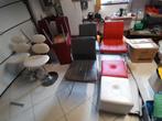 Lot de chaises et poufs divers, Maison & Meubles, Canapés | Repose-pieds & Poufs, Enlèvement, Utilisé