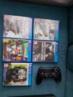 PlayStation 4 et manette avec 5 jeux, Consoles de jeu & Jeux vidéo, Comme neuf, Enlèvement ou Envoi