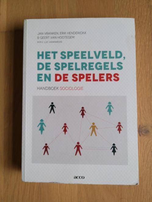 Het speelveld, de spelregels en de spelers - ACCO, Boeken, Studieboeken en Cursussen, Gelezen, Hoger Onderwijs, Ophalen