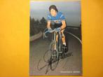 wielerkaart 1974 team filotex  francesco moser  signe, Comme neuf, Envoi
