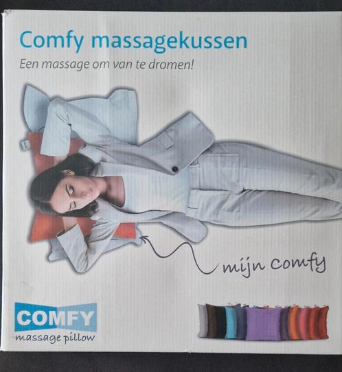 Coussin de massage confortable – avec adaptateur Le baiser d, Sports & Fitness, Produits de massage, Comme neuf, Enlèvement ou Envoi