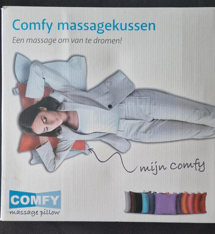 Coussin de massage confortable – avec adaptateur Le baiser d, Sports & Fitness, Produits de massage, Comme neuf, Enlèvement