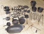 Un lot de divers articles anciens en fonte/fer, Ophalen