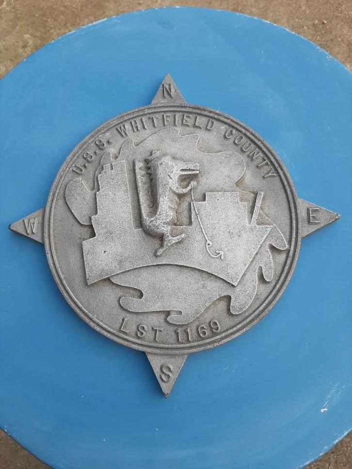 Embleem USS Whitfield County, Verzamelen, Militaria | Algemeen, Marine, Ophalen of Verzenden
