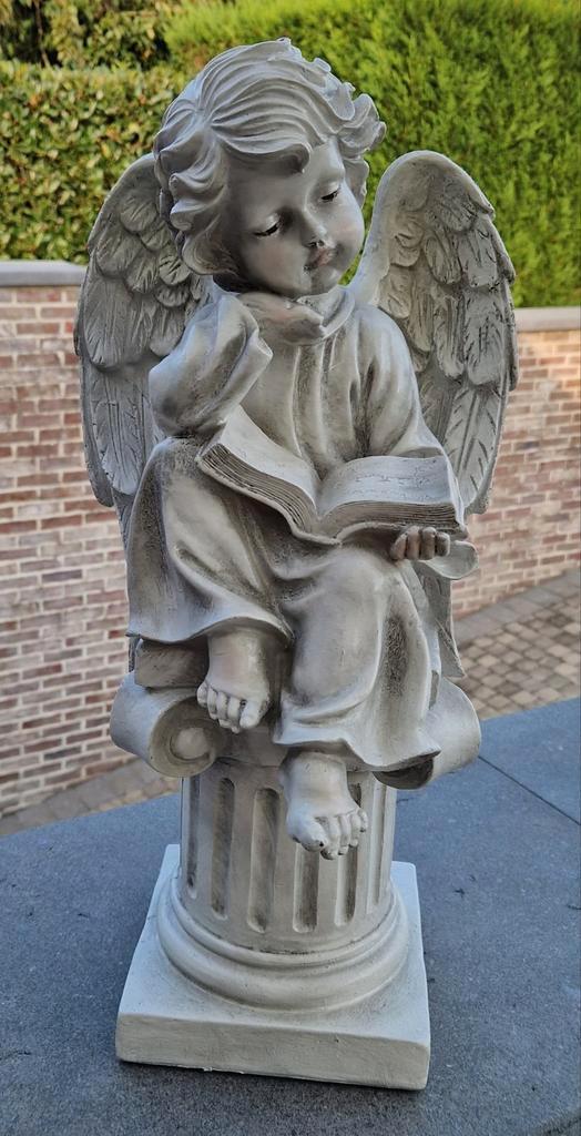 Statue d'ange en bois, Antiquités & Art, Art | Sculptures & Bois, Enlèvement ou Envoi