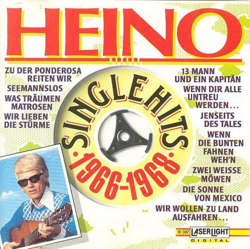 CD * HEINO - SINGLE HITS 1966-1968, Cd's en Dvd's, Cd's | Pop, Zo goed als nieuw, 1960 tot 1980, Ophalen of Verzenden