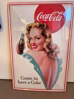 Metalen reclame coca cola, Ophalen of Verzenden