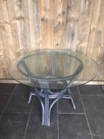 Rotan tafel, Huis en Inrichting, Tafels | Salontafels, Ophalen, Zo goed als nieuw