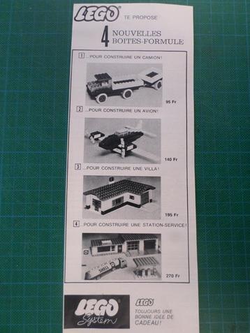 Lego - 4 publicités papier - 1966-1967 beschikbaar voor biedingen