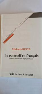 Le possessif en français, Enlèvement ou Envoi, Neuf