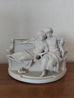 Ancienne petite jardinière centre de table en biscuit, Antiquités & Art, Enlèvement ou Envoi