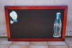 vintage coca cola krijtbord - 100 cm x 60 cm, Ophalen of Verzenden