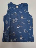 Mt 86 Blauwe T-shirt zonder mouwen vissen, boten, bomen, Kinderen en Baby's, Babykleding | Maat 86, H&M, Ophalen of Verzenden