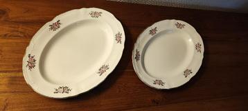 2 assiettes de service Boch Capri identiques en bon état, Enlèvement ou Envoi