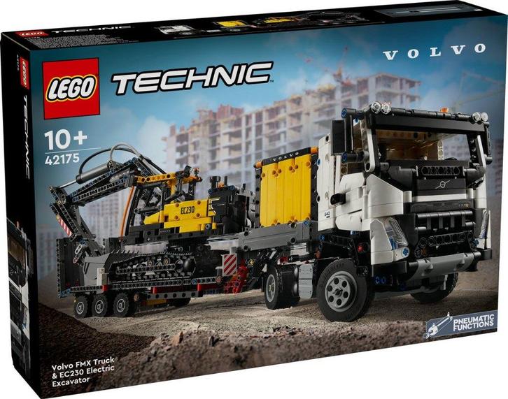 LEGO Technic Volvo FMX truck & EC230 graafmachine 42175, Kinderen en Baby's, Speelgoed | Duplo en Lego, Nieuw, Lego, Complete set
