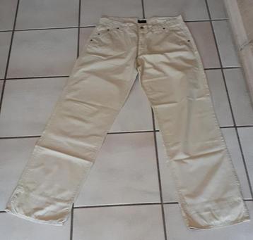 Double Face - lange broek model Olaf - maat XL - ecru beschikbaar voor biedingen