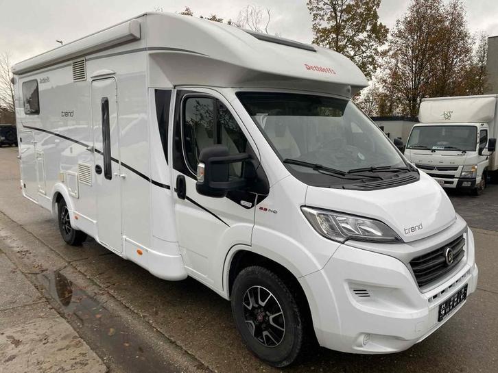 Dethleffs Trend T 7057 DB Automaat, Caravans en Kamperen, Mobilhomes, Bedrijf, tot en met 4, Half-integraal, Dethleffs, Fiat, Diesel