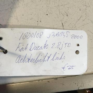 Fiat Ducato 2.8 JTD 2000 Wagennr 1800108 Achterlicht Links beschikbaar voor biedingen