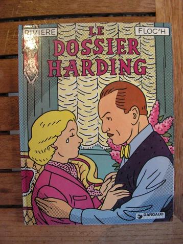 Vintage strip “Le dossier Harding” .