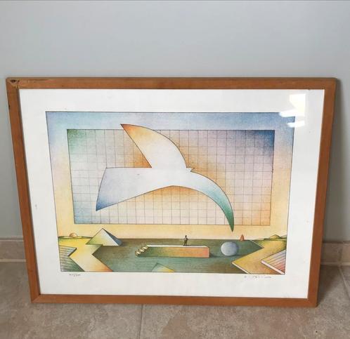 Lithografie Josse Goffin, Antiek en Kunst, Kunst | Litho's en Zeefdrukken, Ophalen