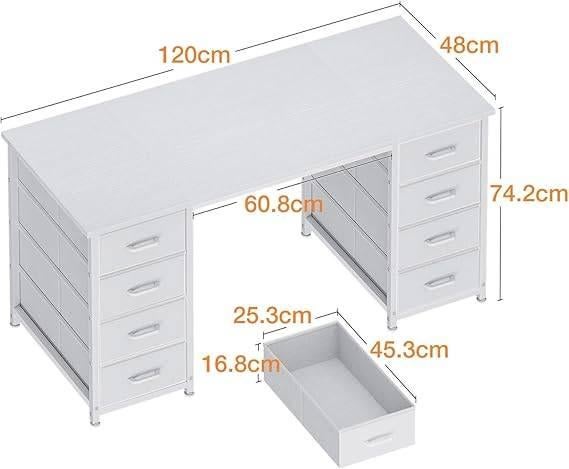 Bureau pour enfant | blanc | 8 tiroirs | LIVRAISON GRATUITE, Enfants & Bébés, Chambre d'enfant | Tables & Chaises, Neuf, -, -
