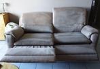 Canapé relax électrique et 2 fauteuils en Alcantara, Maison & Meubles, 150 à 200 cm, Comme neuf, Banc droit, Enlèvement