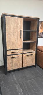 Industriële barkast 'lovina' van deba meubelen, Ophalen, Met deur(en), Zo goed als nieuw, Metaal