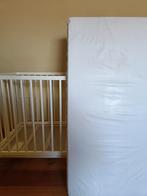 2 x Houten babybed Ikea Wit met matras, Ophalen of Verzenden, Zo goed als nieuw