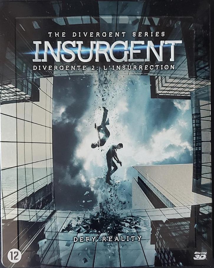 Insurgent Blue ray 3D, 2D en DVD., Cd's en Dvd's, Blu-ray, Zo goed als nieuw, Avontuur, 3D, Boxset, Ophalen of Verzenden