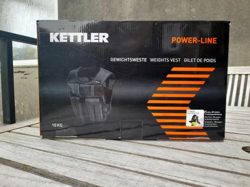 Kettler/zwart verzwaringsvest van 10 kg, Sport en Fitness, Fitnessmaterialen, Gebruikt, Overige typen, Armen, Benen, Borst, Rug