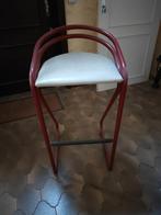 Barstoelen retro Bordeau(set4), Huis en Inrichting, Barkrukken, Ophalen, Gebruikt