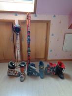 Ski : laarzen, latten en helm, Ophalen, Ski, Stokken