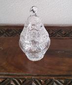 Kristallen bonbonnière in de vorm van een peer, Antiek en Kunst, Antiek | Glaswerk en Kristal, Ophalen
