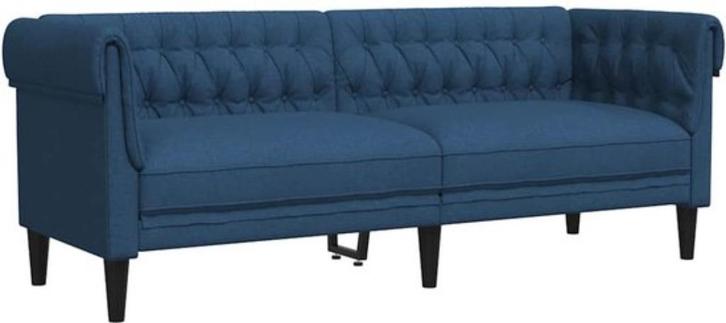 Zetel/sofa blauw nieuw, Huis en Inrichting, Zetels | Zetels, Nieuw, Rechte bank, Driepersoons, Minder dan 75 cm, Stof, Ophalen
