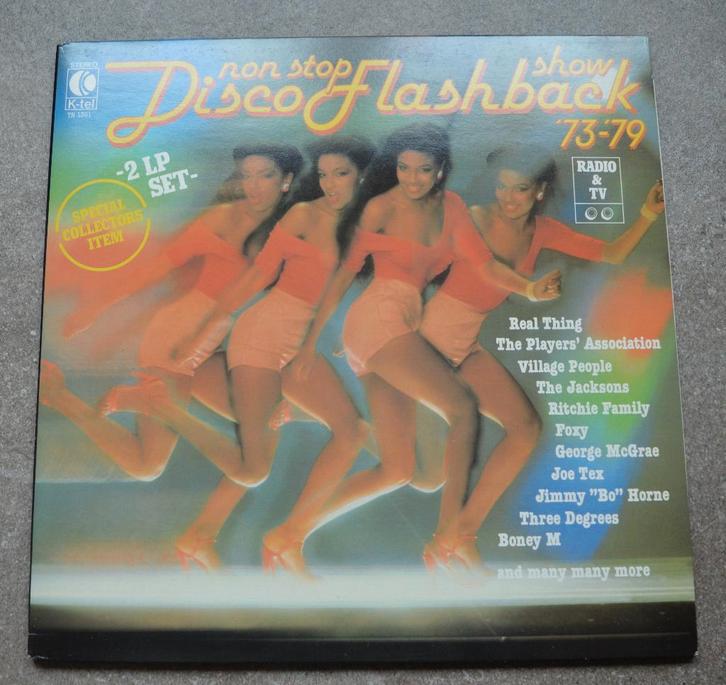 Non stop Disco Flashback show '73-'79, Cd's en Dvd's, Vinyl | Verzamelalbums, Zo goed als nieuw, Overige genres, 12 inch, Ophalen
