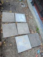 15m² betontegels voor koer, terras, tuinpad, ..., Tuin en Terras, Tegels en Klinkers, Ophalen, Gebruikt, 10 m² of meer, Beton